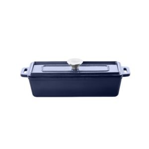 Auflaufform mit Deckel, Blau, 1,7 l